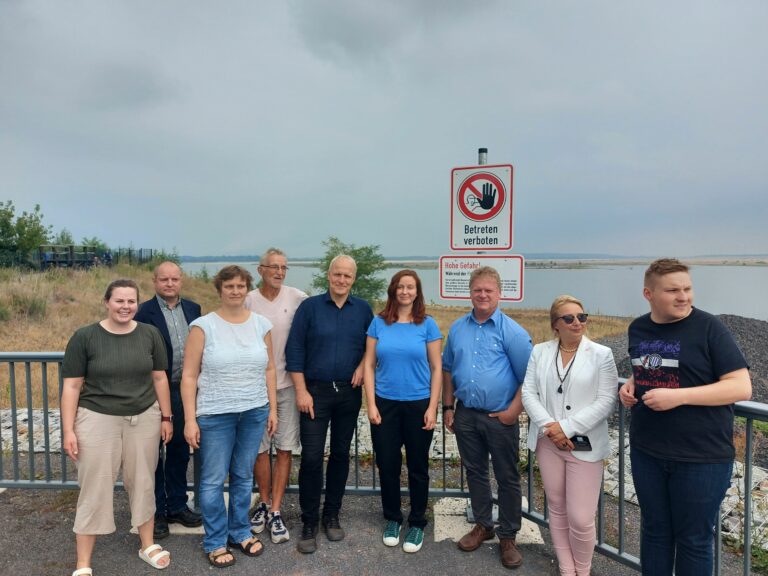 Wasserverlust von 5 Mio. Kubikmetern im Cottbuser Ostsee in diesem Sommer: Bündnisgrüne aus drei Kohleregionen beraten zu Wasserkrise und Kohleausstieg