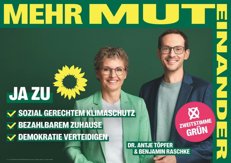 Standorte Großflächenplakate zur Landtagswahl 2024